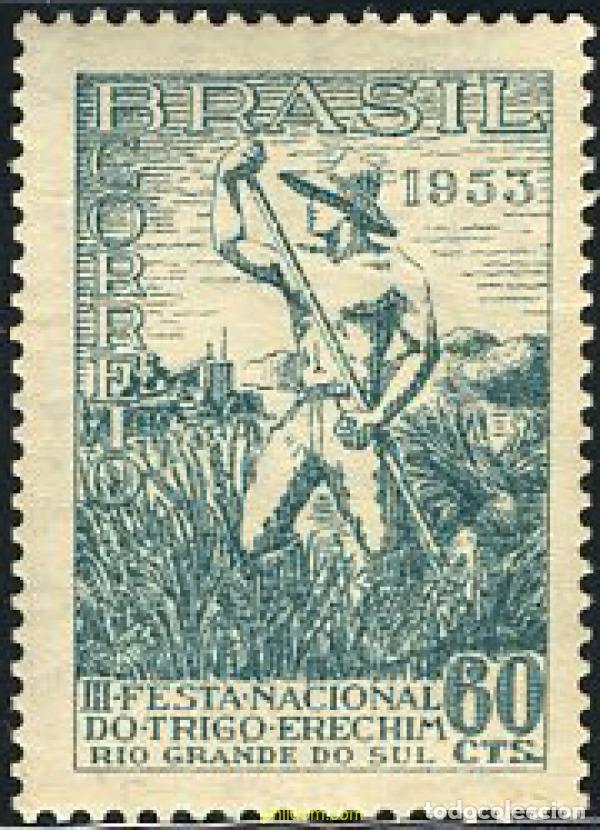 Sellos: 168428 MNH BRASIL 1953 FIESTA DEL MAIZ EN ERECHIM