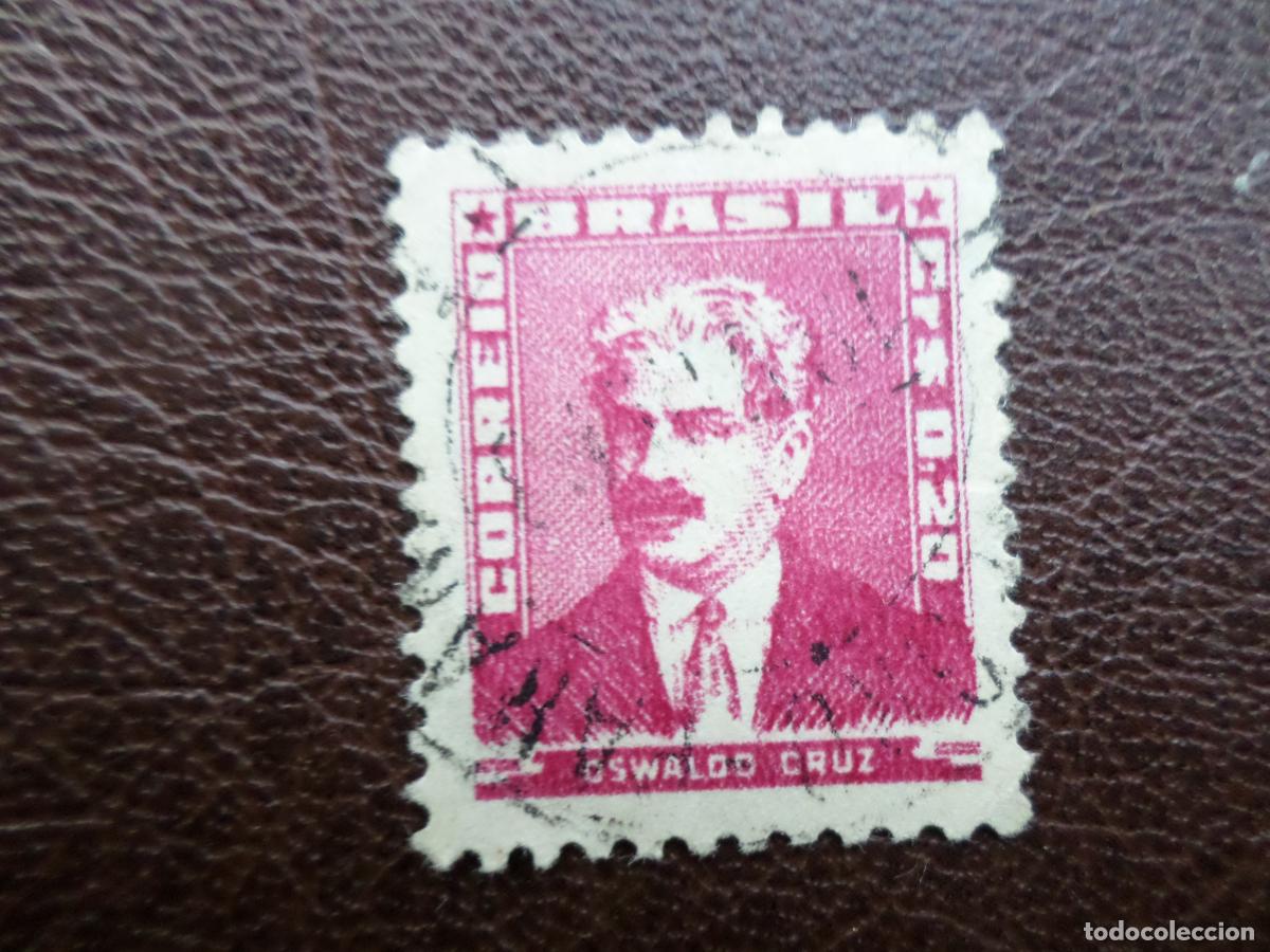 Sellos: :brasil, 1954, oswaldo cruz, Yvert 578