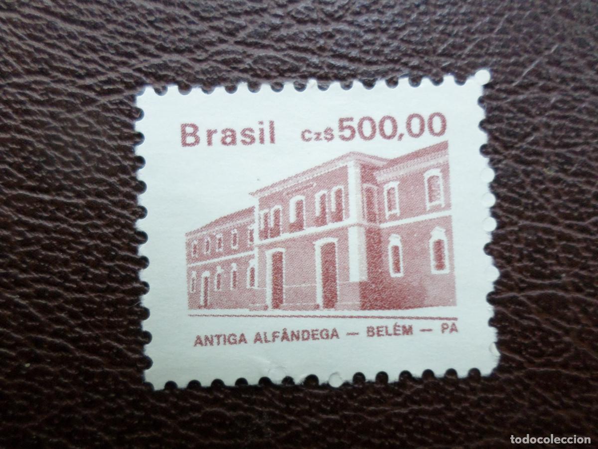 Sellos: :brasil, 1988, patrimonio arquitectonico, Yvert 1893