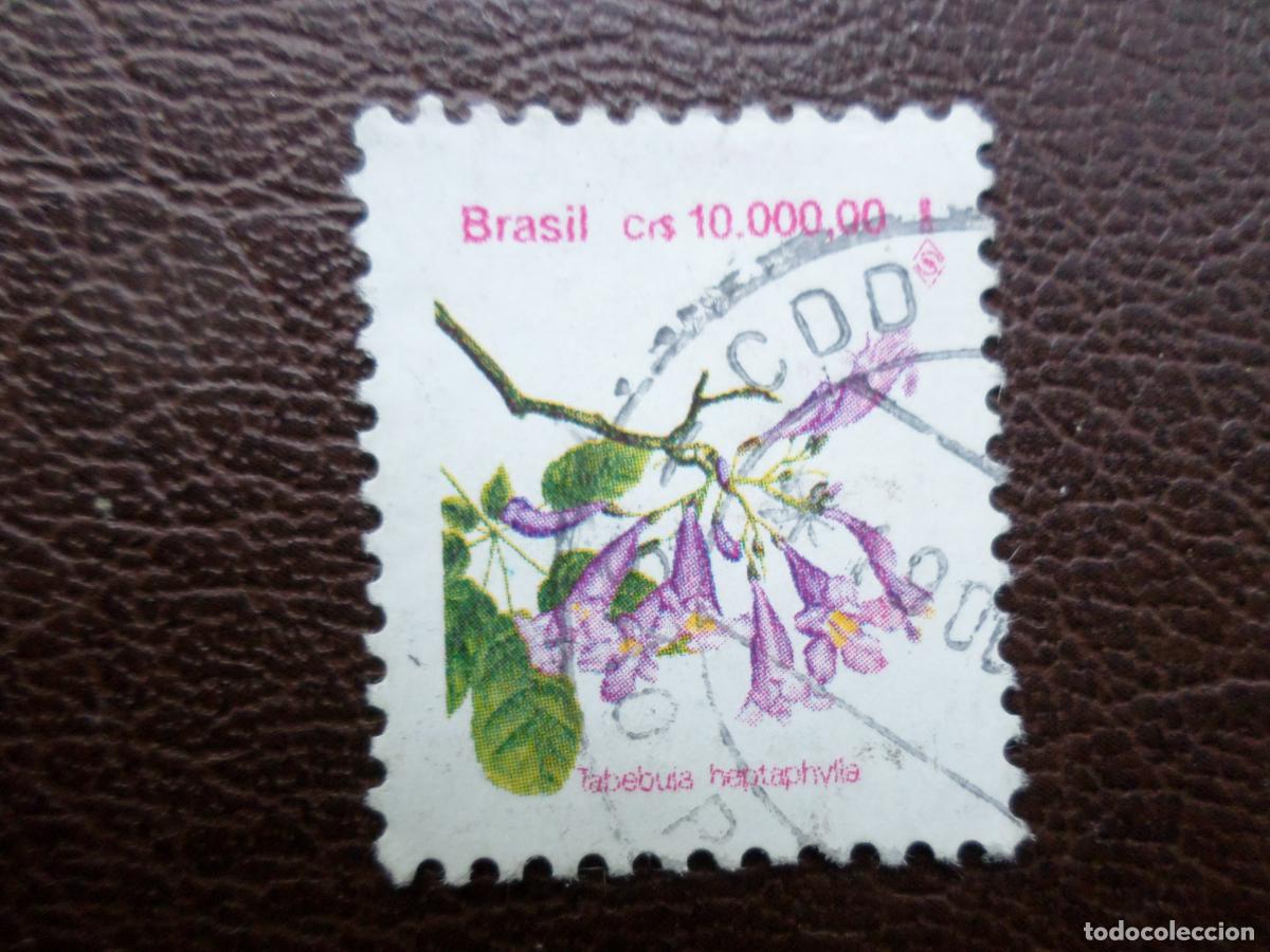 Sellos: :brasil, 1992, flora brasile&ntilde;a, Yvert 2096