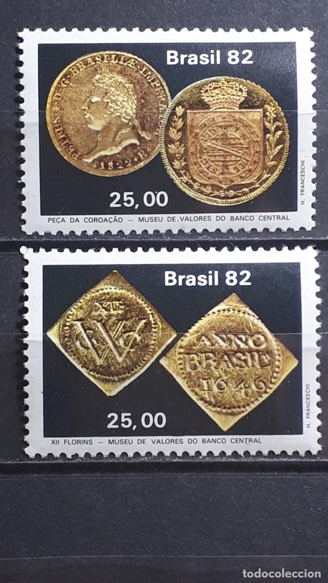 Sellos: BRASIL. A&Ntilde;O 1982. **. YVERT 1557/8