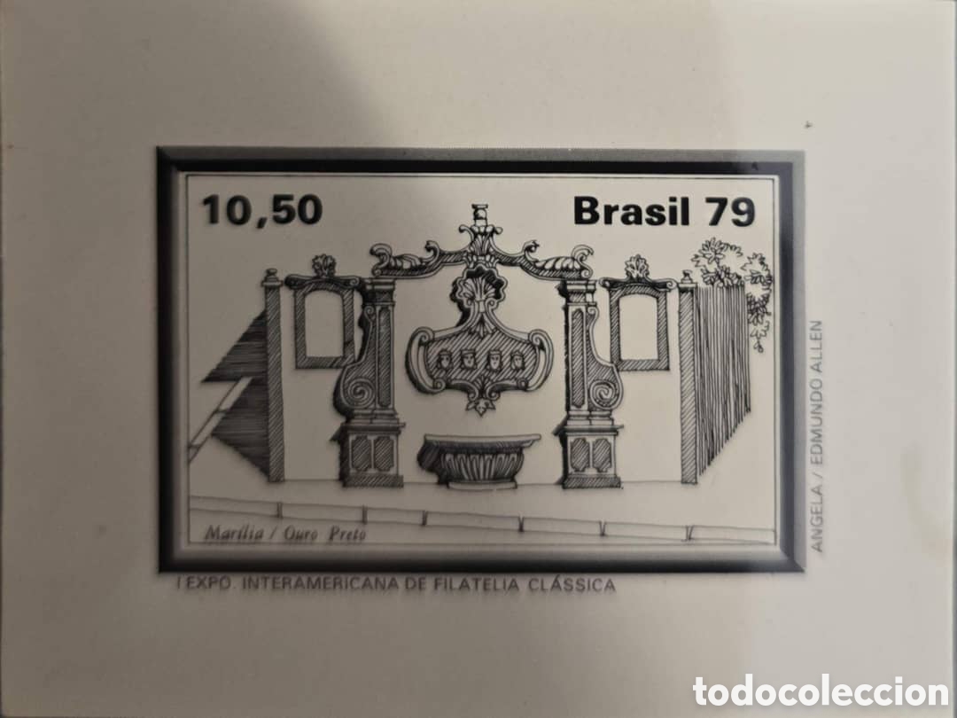 Sellos: Cy) 1979 Brazil Photomecanical proof print