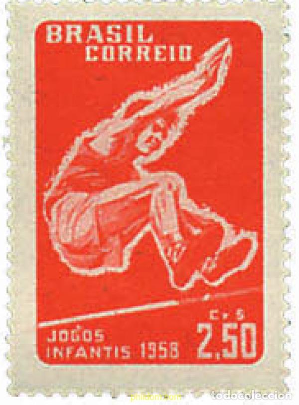 Sellos: 26461 MNH BRASIL 1958 JUEGOS DEPORTIVOS JUVENILES