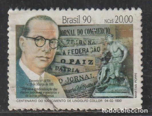 Sellos: BRASIL // YVERT 1955 // 1990 ... USADO