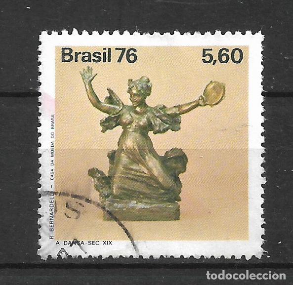 Sellos: brasil 1976 #1487 usado La danza, de Rodolfo Bernadelli- 16/2