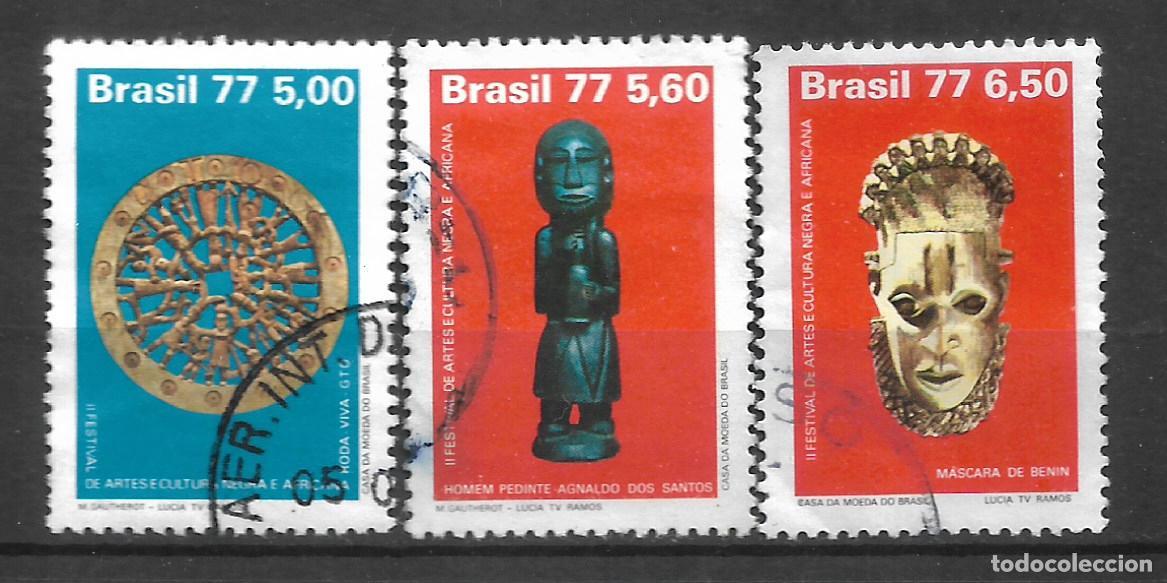 Sellos: brasil 1977 # 1493-1495 completa - 16/4