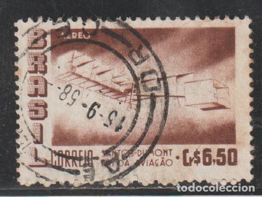 Sellos: BRASIL // YVERT 72 AEREO // 1956 ... USADO