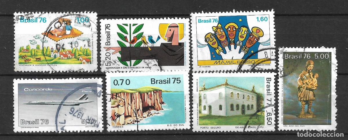 Sellos: brasil a&ntilde;os 70 lote 7 sellos usado - 19/5