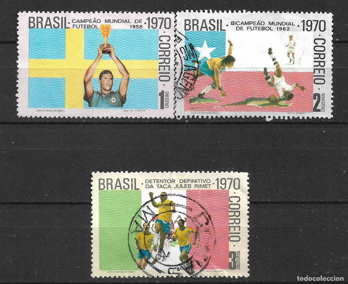 Sellos: brasil 1970 # 1167-1169 usado - 23/3