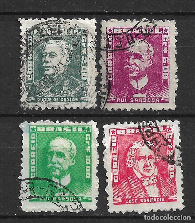 Sellos: brasil 1954 - 4 sellos usado - 23/4