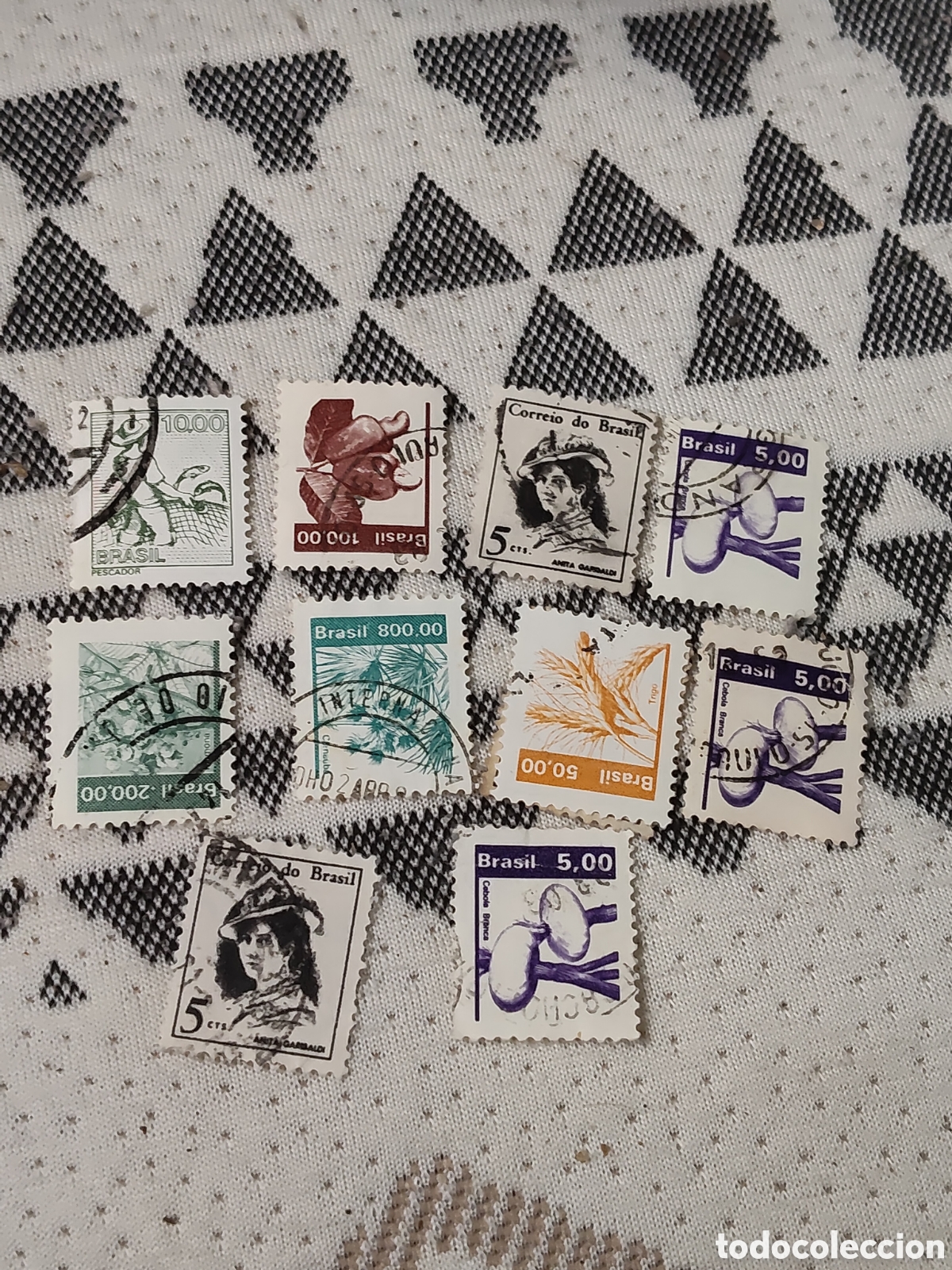 Sellos: 10 sellos de Brasil variados muy buenos