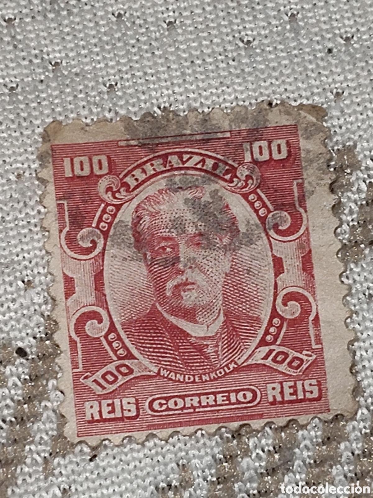 Sellos: Sello de Brasil Almirante y pol&iacute;tico Eduardo Wandenkolk 1906