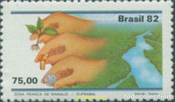 Sellos: 294030 MNH BRASIL 1982 ZONA FRANCA DE MANAUS