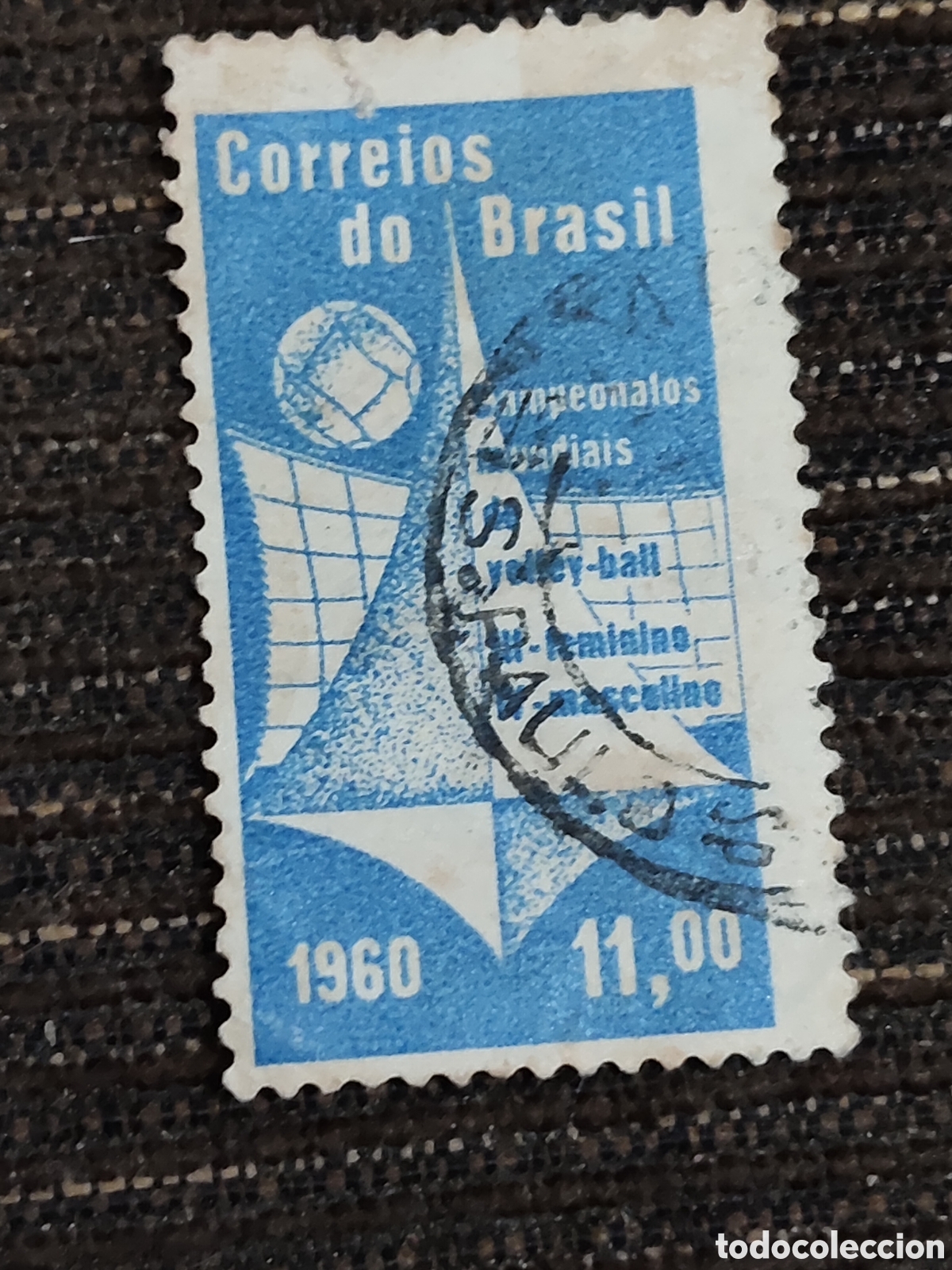 Sellos: Sello de Brasil campeonatos mundiales de Voleibol 1960