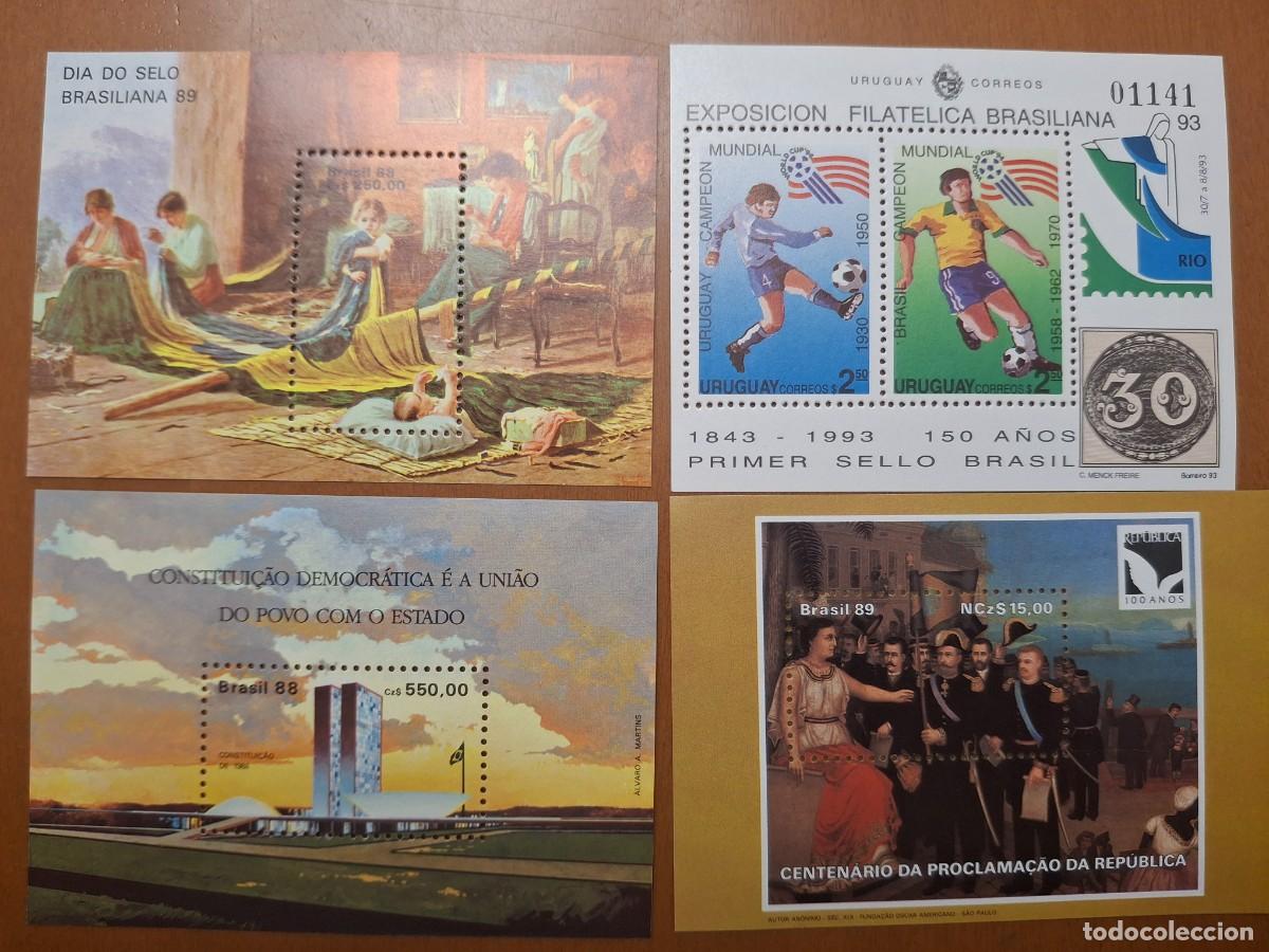Briefmarken: HB446 HOJITAS BLOQUE de BRASIL en NUEVO ideal para tematicas (leer descripcion)