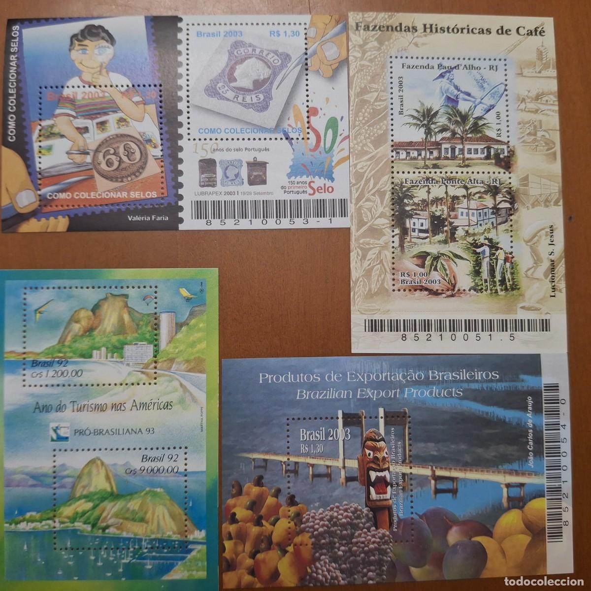 Stamps: HB451 HOJITAS BLOQUE de BRASIL en NUEVO ideal para tematicas (leer descripcion)