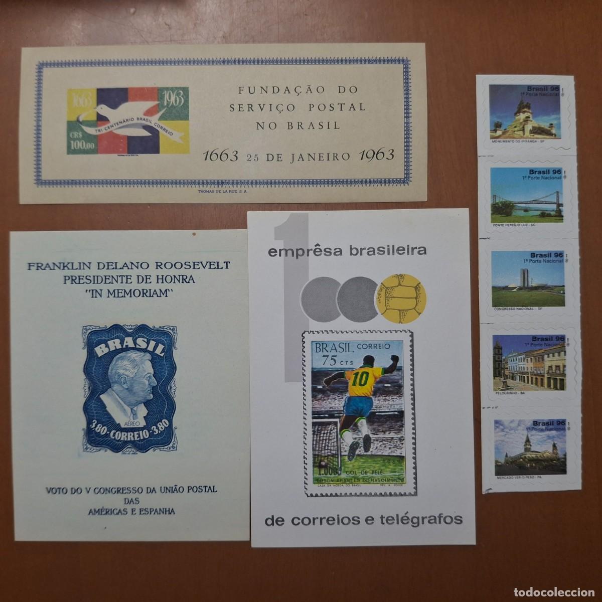 Stamps: HB453 HOJITAS BLOQUE de BRASIL en NUEVO ideal para tematicas (leer descripcion)