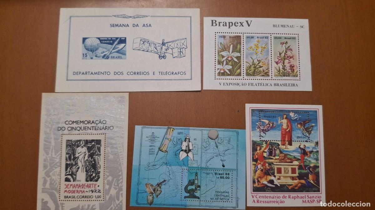 Francobolli: HB454 HOJITAS BLOQUE de BRASIL en NUEVO ideal para tematicas (leer descripcion)