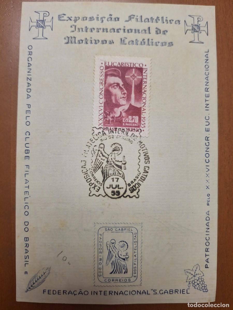 Timbres: HB458 HOJITAS BLOQUE de BRASIL en usado ideal para tematicas (leer descripcion)