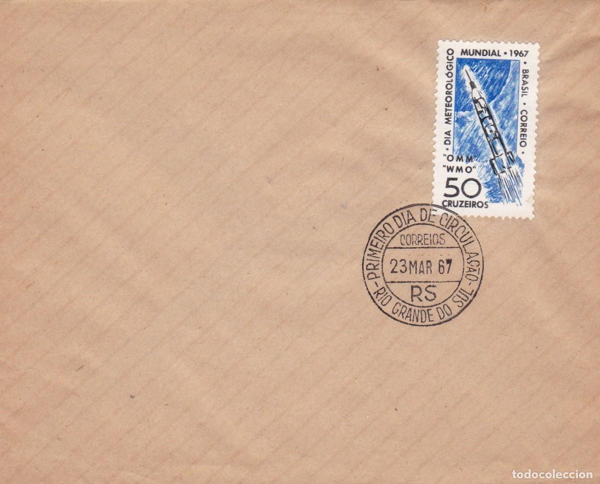 Timbres: Brasil. Sello y matasellos primer d&iacute;a. FDC. A&ntilde;o 1967