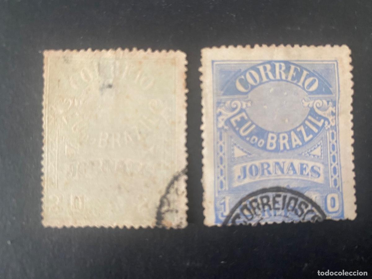Timbres: Brasil 1850 sellos antiguos de peri&oacute;dicos