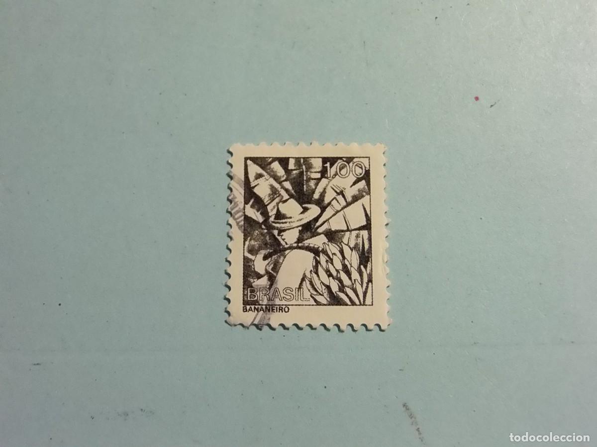 Sellos: BRASIL 1976 - PROFESIONES - BANANEIRO, PLATANO.