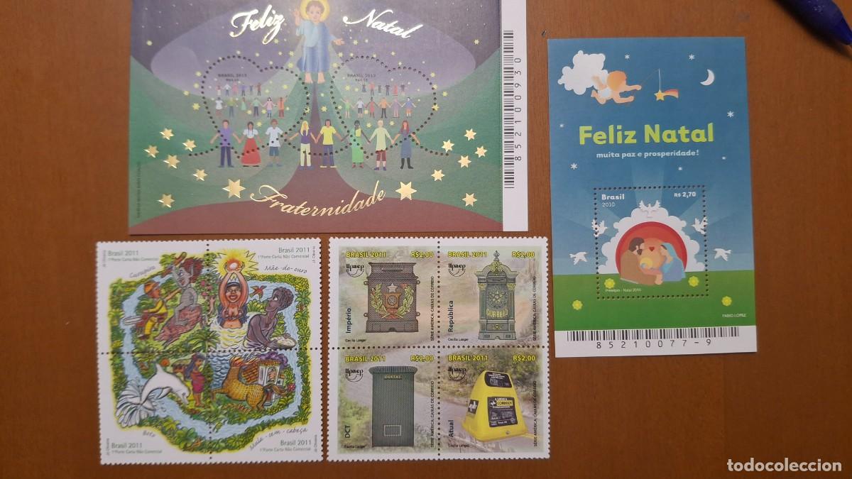 Timbres: HB889 HOJITAS BLOQUE de BRASIL en NUEVO ideal para tematicas (leer descripcion)