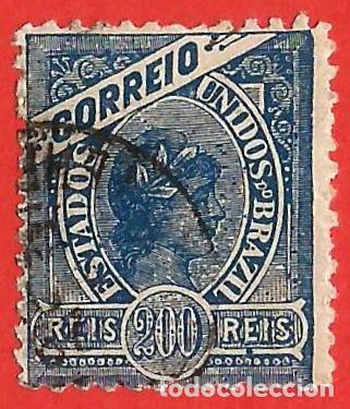Timbres: Brasil. 1905. Scott # 170c. Cabeza de la Libertad