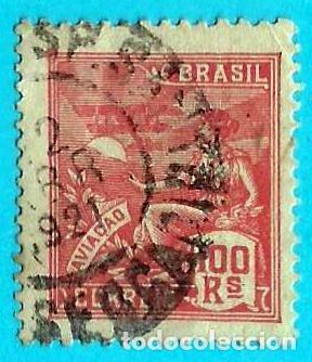 Timbres: Brasil. 1920. Scott # 223. Aviacion