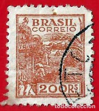 Stamps: Brasil. 1941. Scott # 516. Agricultura. Trigo