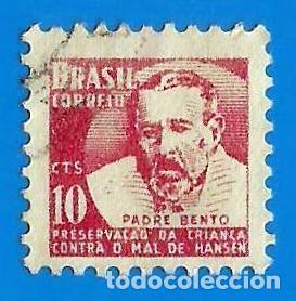 Stamps: Brasil. 1955. Scott # RA5. Padre Bento. Lucha contra la Lepra infantil