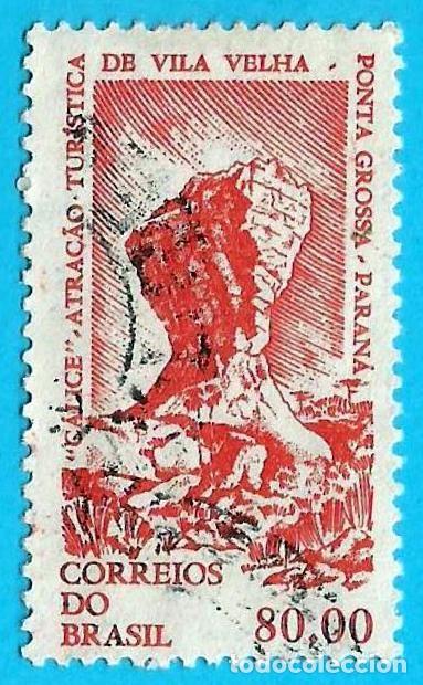 Stamps: Brasil. 1964. Scott # 977. Alice. Atraccion turistica. Ponta Grossa. Parana