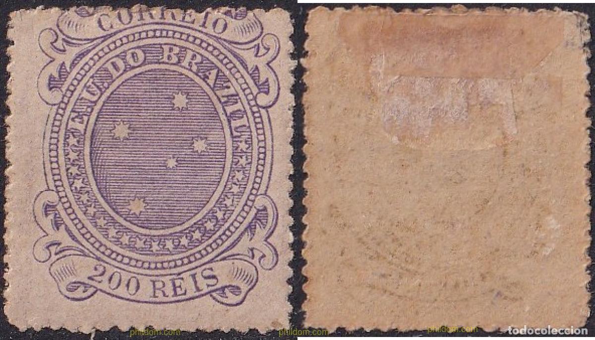 Timbres: 796598 HINGED BRASIL 1890 CONSTELACION CRUZ DEL SUR