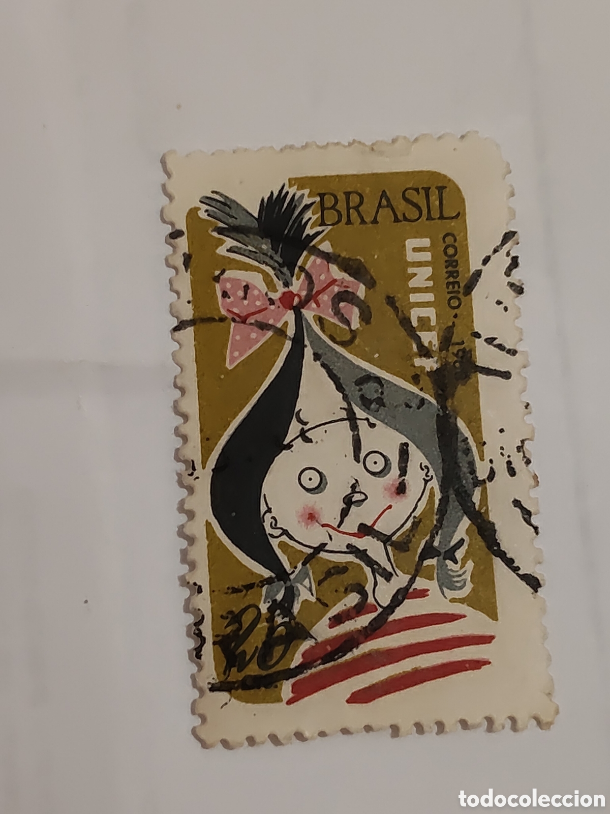 Francobolli: Sello de Brasil 22 aniversario de UNICEF 1968