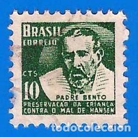 Selos: Brasil. 1971. Scott # RA16. Lucha contra la lepra. Padre Bento