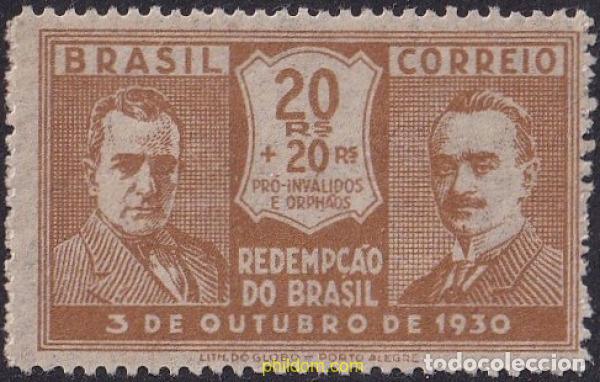 Sellos: 796624 MNH BRASIL 1931 LIDERES DE LAS REVOLUCIONES