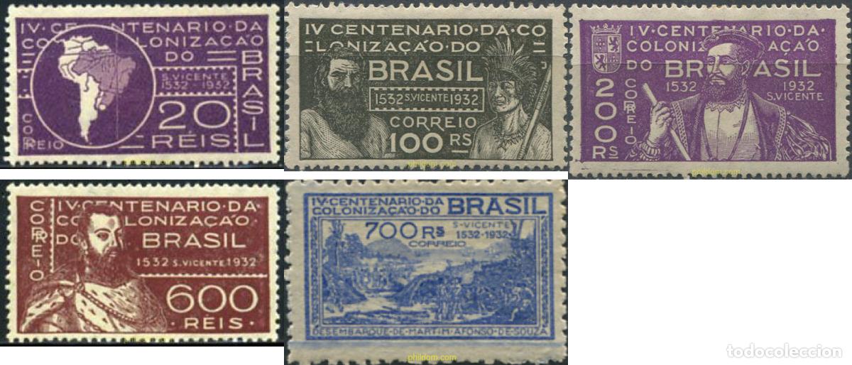 Sellos: 796627 HINGED BRASIL 1932 EXPOSICION MUNDIAL DE NEW YORK