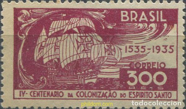 Sellos: 796631 MNH BRASIL 1935 4 CENTENARIO DE LA COLONIZACION DEL ESTADO DE ESPIRITO SANTO