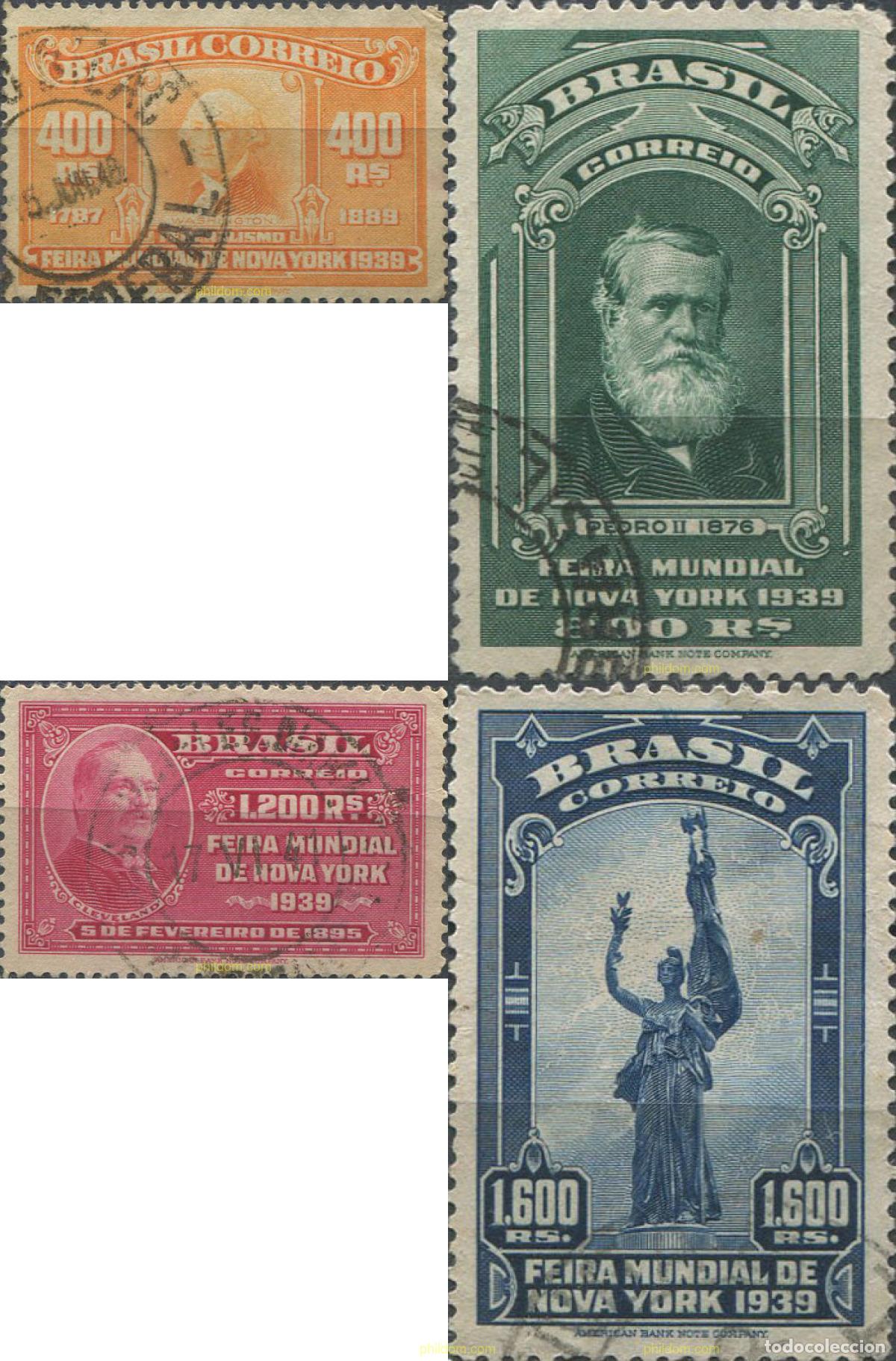 Sellos: 674821 USED BRASIL 1939 EXPOSICION MUNDIAL, NEW YORK