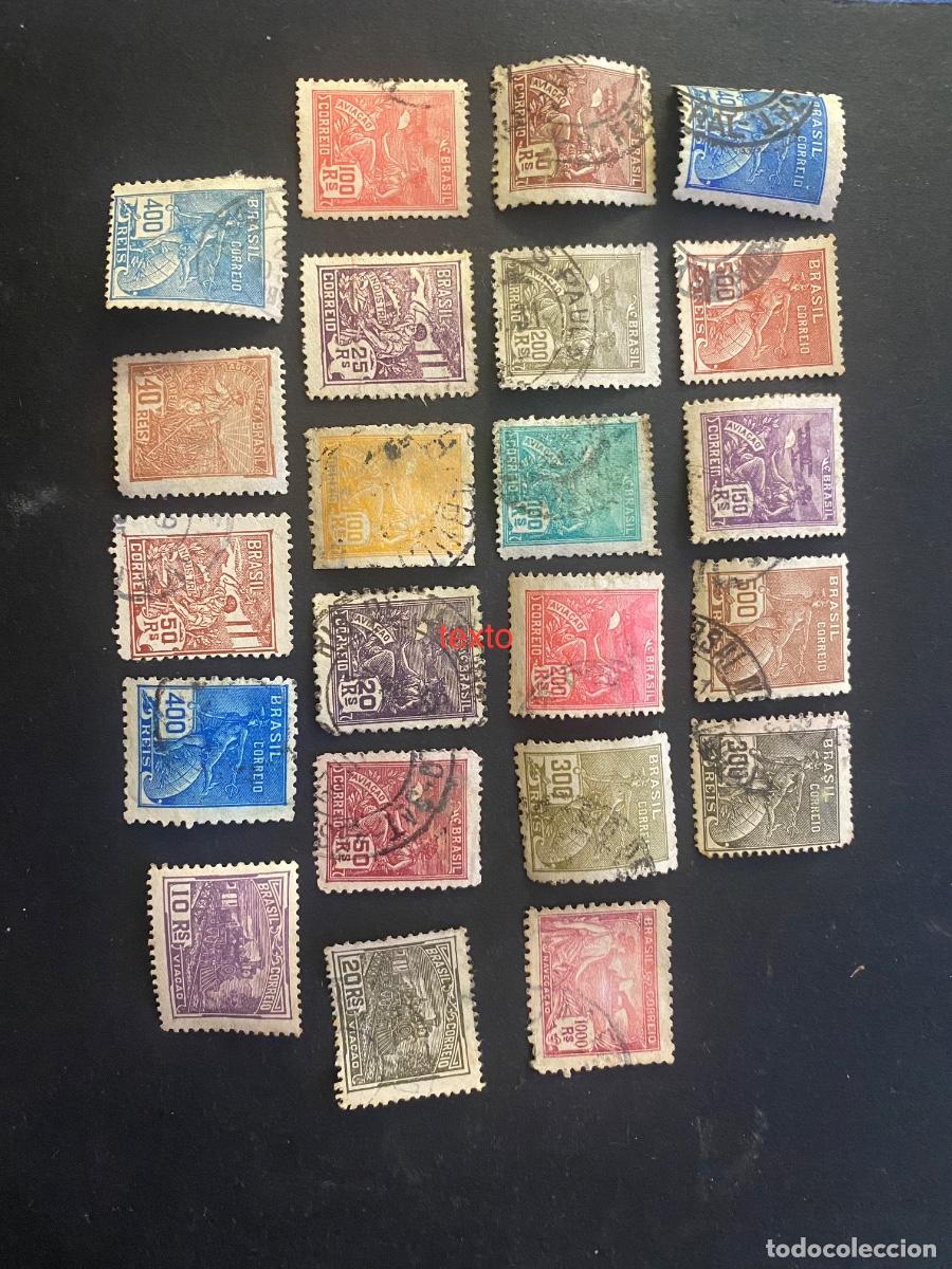 Briefmarken: Brasil, lote de sellos antiguos