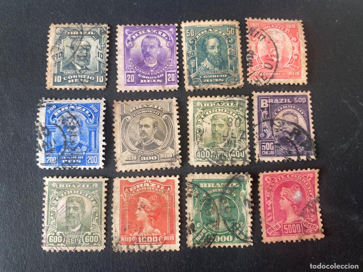 Briefmarken: Brasil serie completa a falta de un valor
