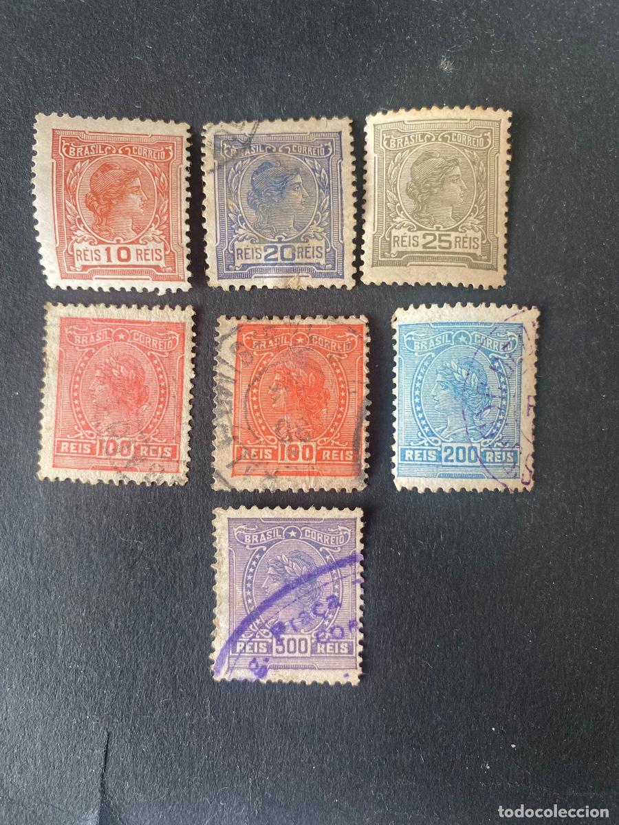 Timbres: Brasil, sellos antiguos