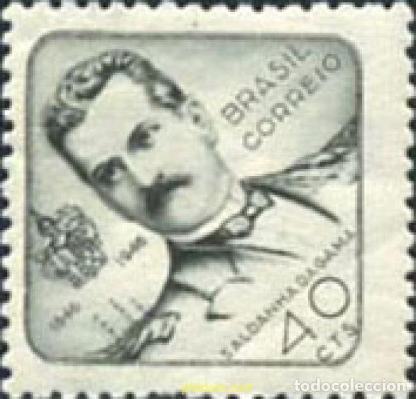 Sellos: 339731 HINGED BRASIL 1946 100 ANIVERSARIO DEL NACIMIENTO DE SALDANHA DA GAMA