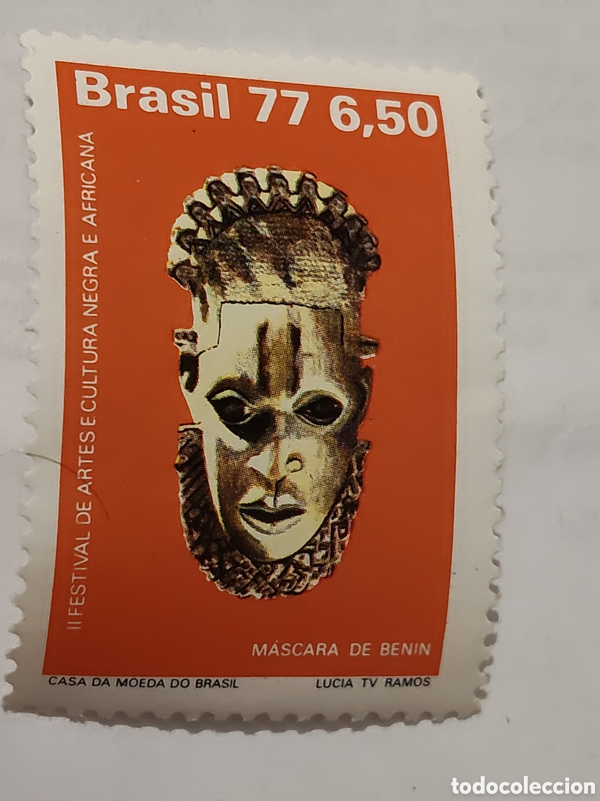 Timbres: Sello de Brasil ll festival de arte y cultura negra y africana 1977