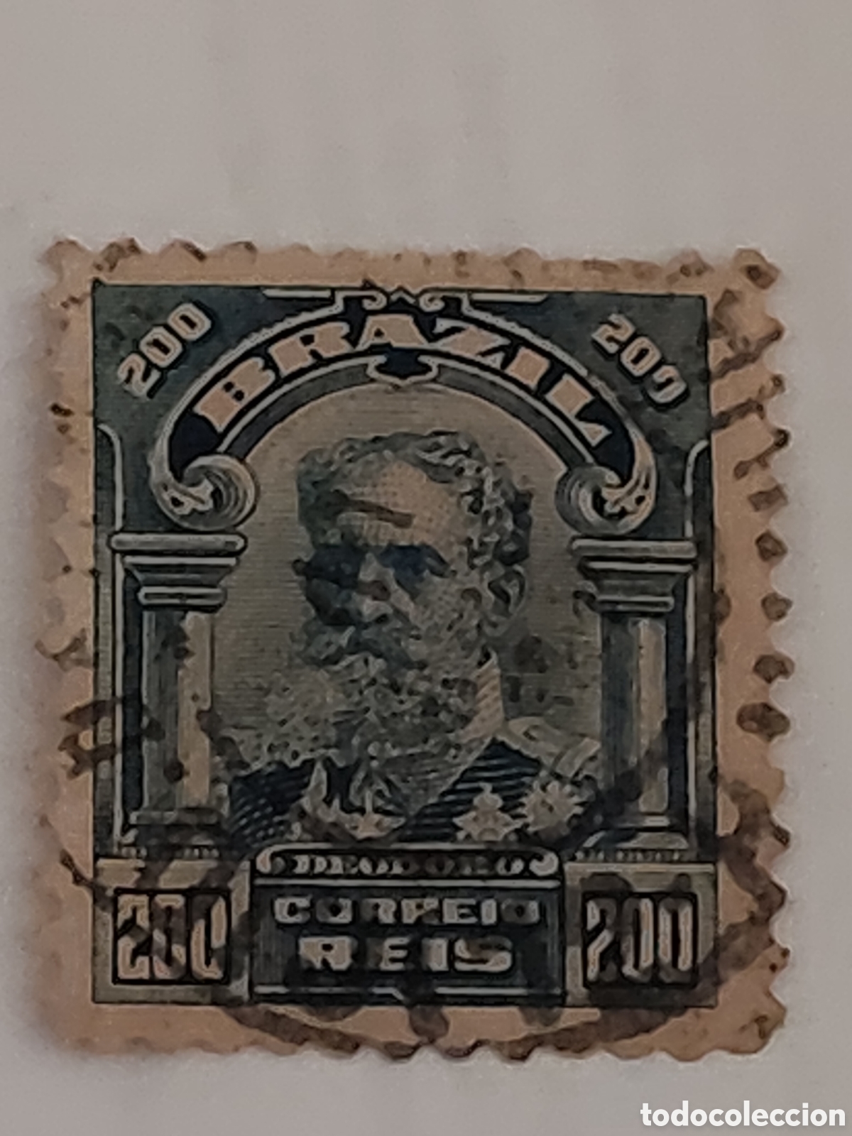 Timbres: Sello de Brasil Mariscal y primer Presidente de Brasil Manuel Deodoro da Fonseca 1906