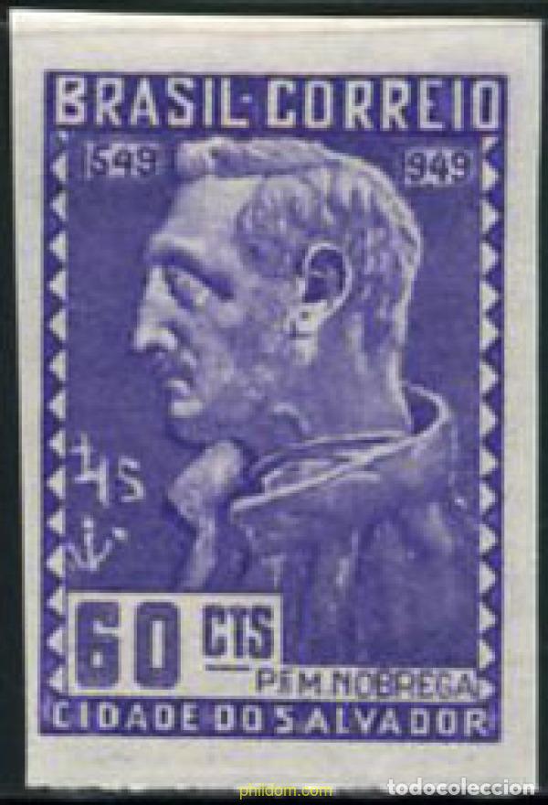 Sellos: 797283 MNH BRASIL 1949 400 ANIVERSARIO DE LA CIUDAD DE SALVADOR DE BAHIA