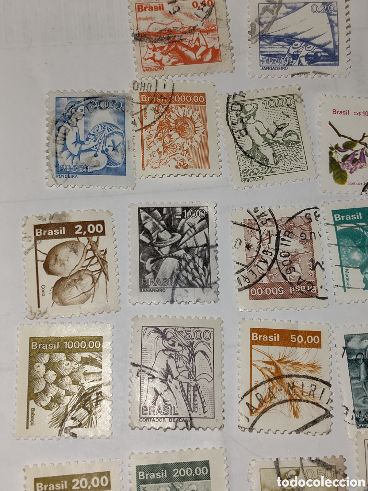 Sellos: 44 sellos variados de Brasil - Foto 2