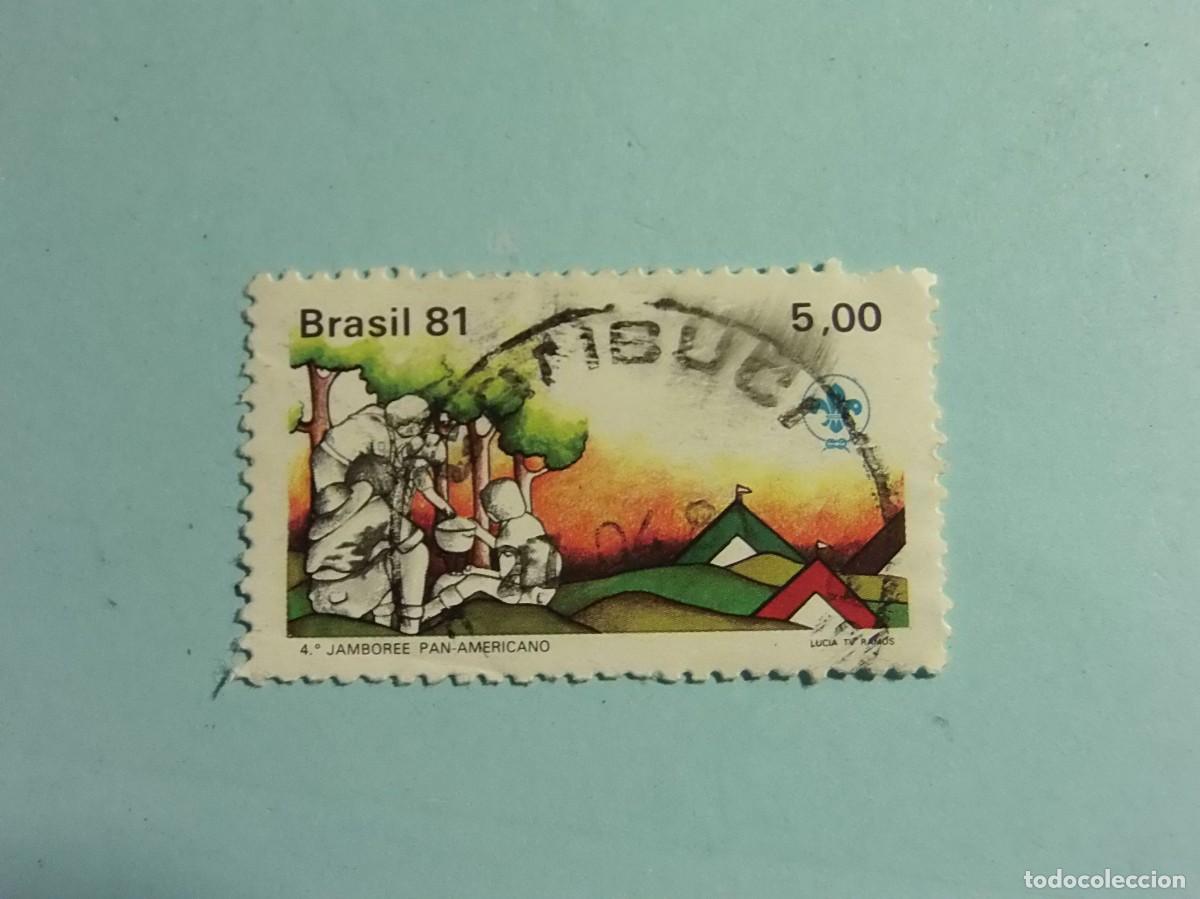 Sellos: BRASIL 1981 - CAMPAMENTO SCOUT - COCINA DE TROPA.
