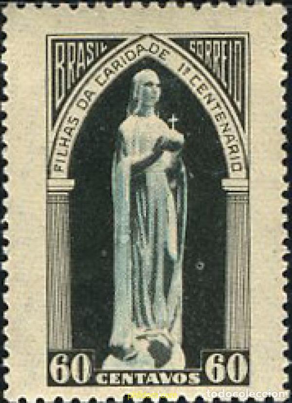 Sellos: 797407 MNH BRASIL 1950 CENTENARIO DE LA FUNDACION DE LA CONGREGACION DE HERMANAS DE LA CARIDAD