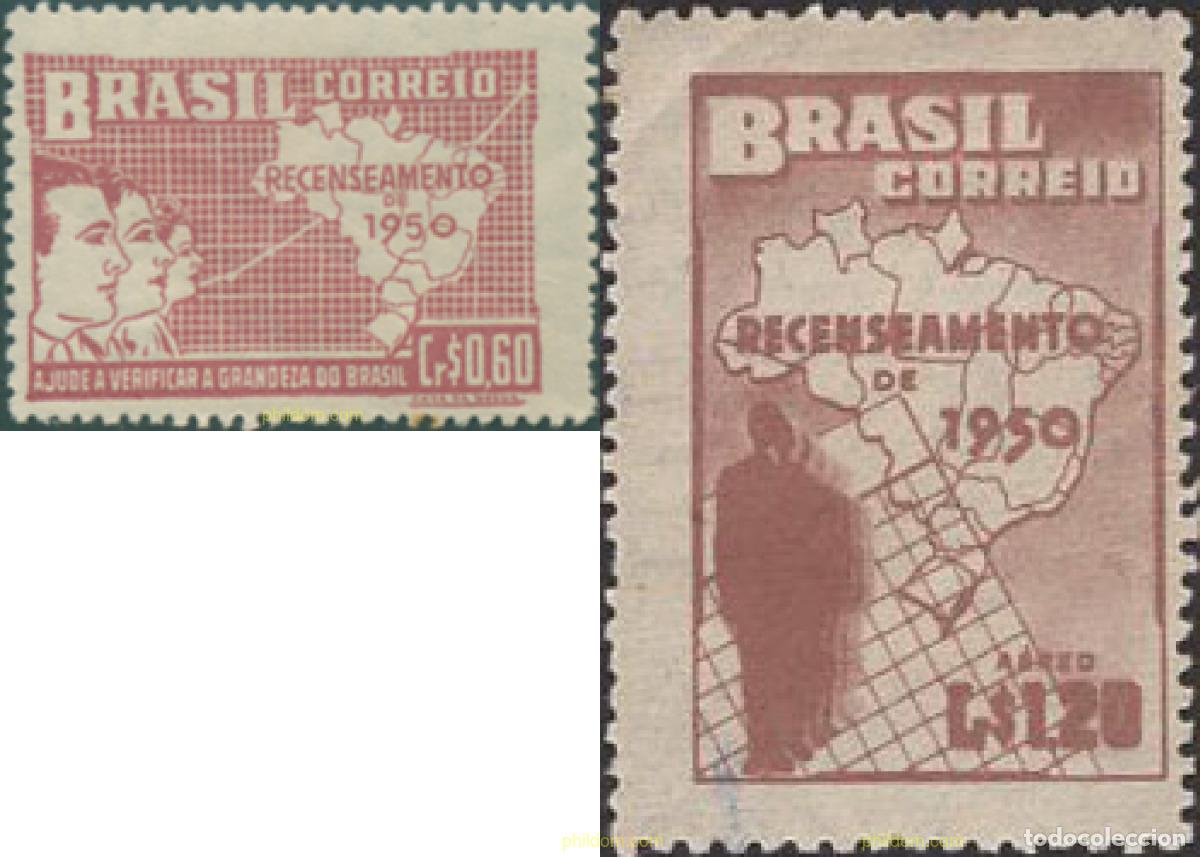 Sellos: 169725 MNH BRASIL 1950 CENSO DE 1950